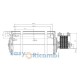 Ventilatore EMB QLN65/3600A2-3038LH